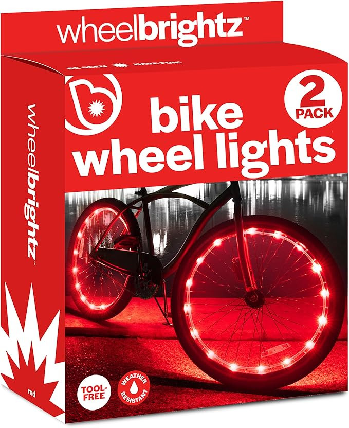 Brightz WheelBrightz LED Bike Wheel Lights - 2025 Edition with Superior Straps & LED-Weatherproof... | Amazon (US)