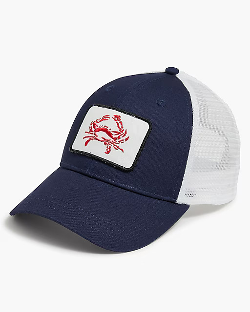 Embroidered trucker hat | J.Crew Factory