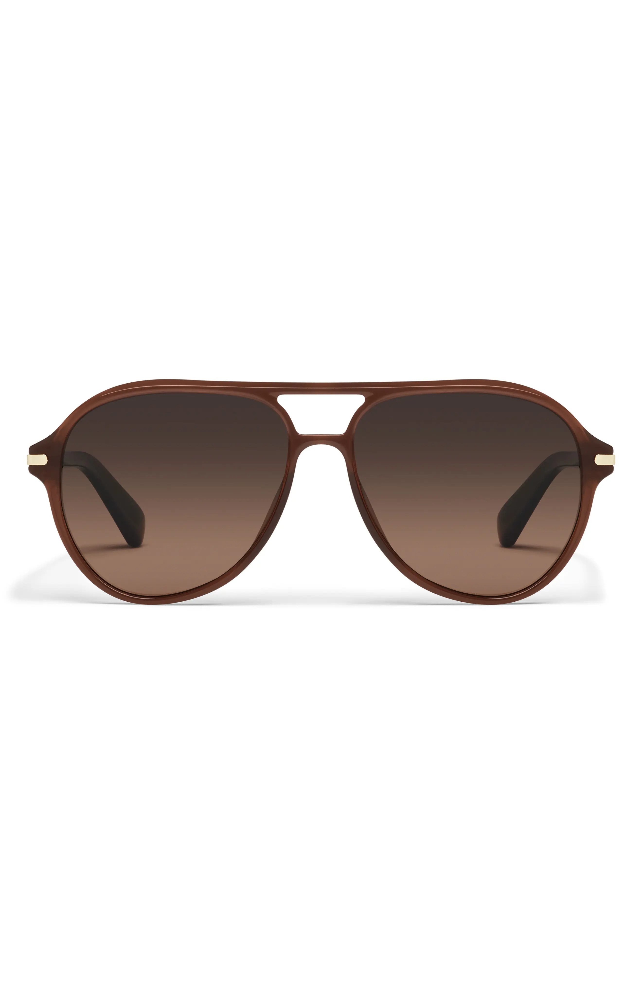 QUAY Day One 59mm Polarized Gradient Aviator Sunglasses (Women) | Nordstrom | Nordstrom