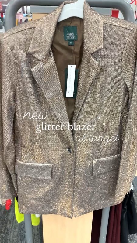 New Glitter Blazer at Target ⭐️✨

#LTKSeasonal #LTKsalealert #LTKHoliday