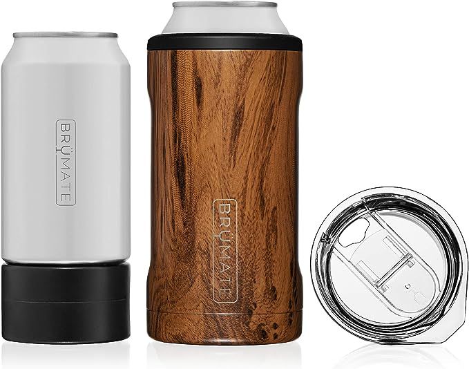 BrüMate HOPSULATOR TRíO 3-in-1 Stainless Steel Insulated Can Cooler, Works With 12 Oz, 16 Oz Ca... | Amazon (US)