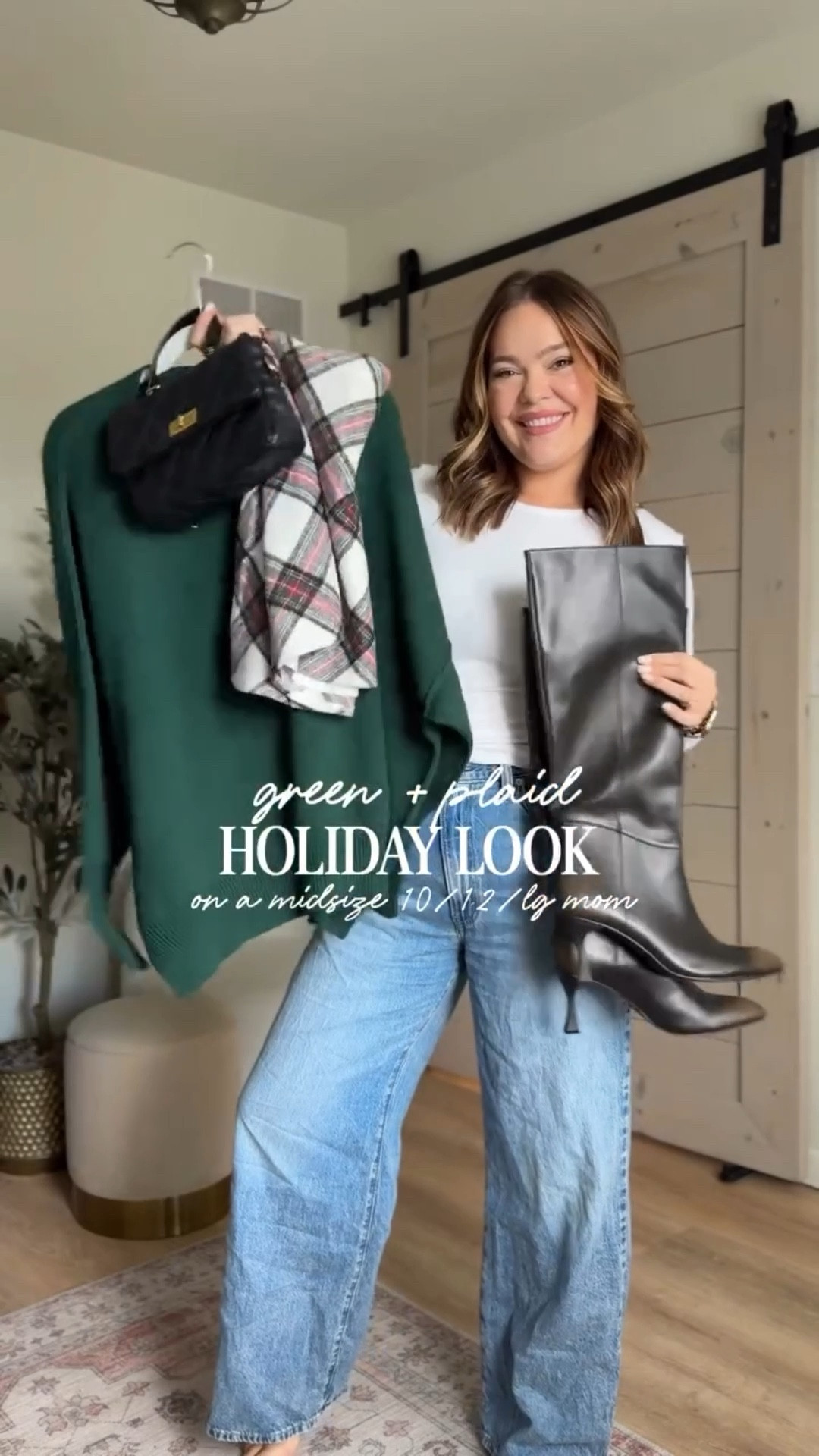 Use code KELSIE35 for 35% off at vici thru the end of the year- size large in sweater and sized up to XL in skirt (large was too snug and I’m usually a 10/12) 



#LTKSaleAlert #LTKMidsize #LTKHoliday