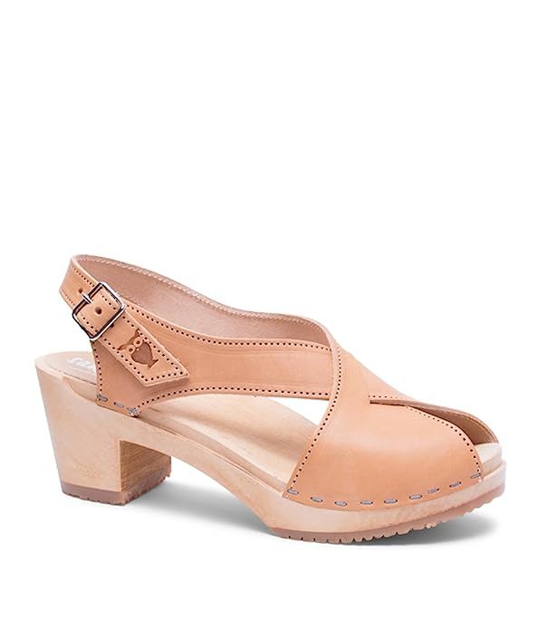 Sandgrens Swedish High Heel Wood Clog Sandals for Women | Morocco | Amazon (US)