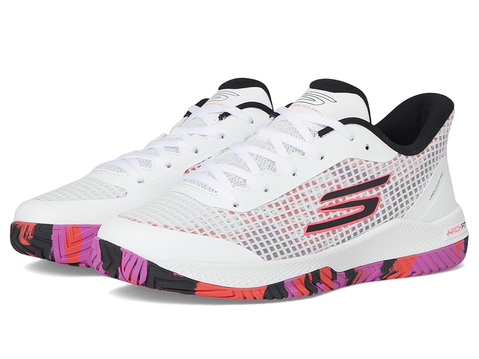 SKECHERS Pickleball Viper Court Pro Sneaker Men's Shoes White/Pink : 9.5 D - Medium | Zappos