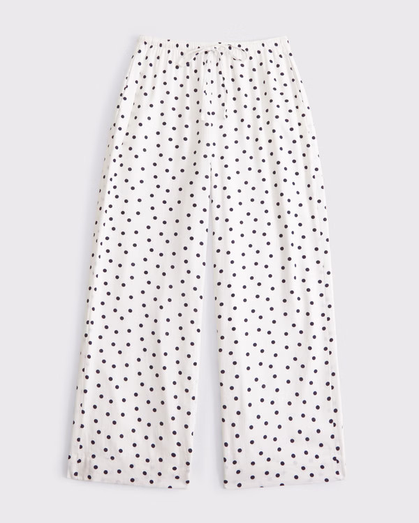 Linen-Blend Pull-On Pant | Abercrombie & Fitch (UK)