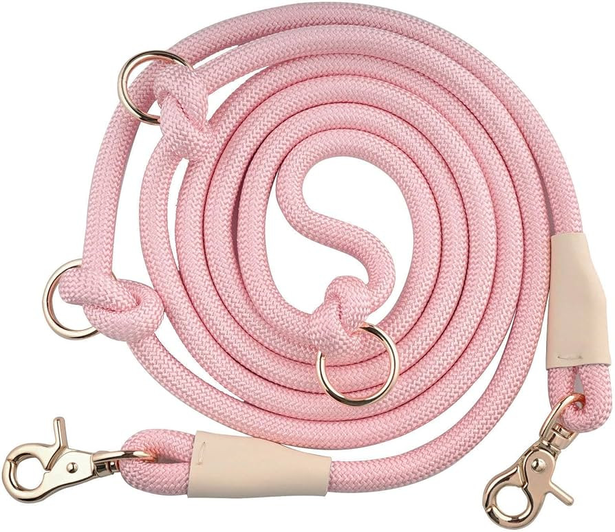 Multifunctional 8.5 ft Nylon Rope Hands Free Dog Leash for Running Small Medium Large Dogs, Waist... | Amazon (US)