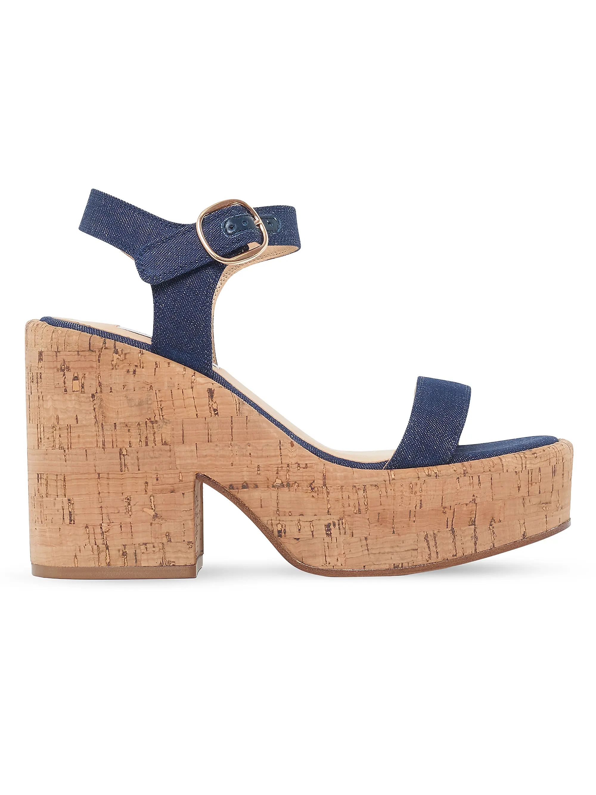 Sardis 110MM Denim Platform Sandals | Saks Fifth Avenue