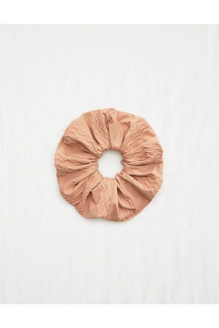 Aerie Swim Scrunchie Women's Raw Sienna One Size | American Eagle Outfitters (US & CA)