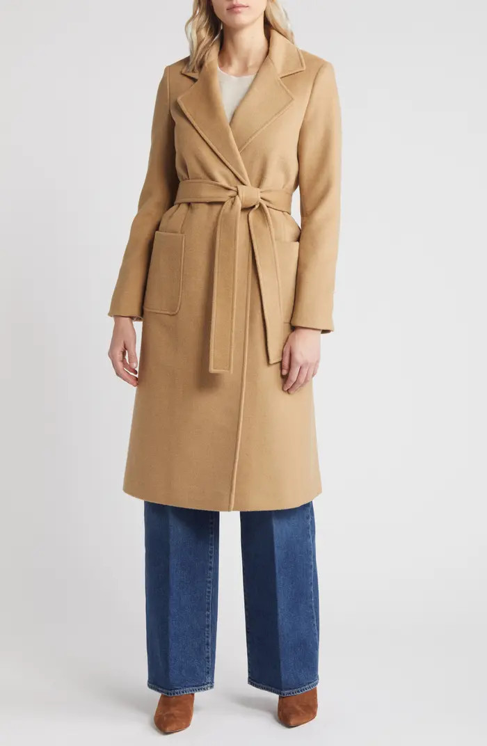 Wool Blend Wrap Coat | Nordstrom
