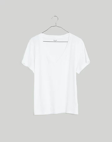 Whisper Cotton V-Neck Tee | Madewell