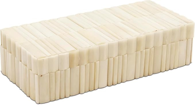 Handicrafts Home Handmade Ivory Pattern Decorative Box - Storage Organizer, Decor Centrepiece, Me... | Amazon (US)