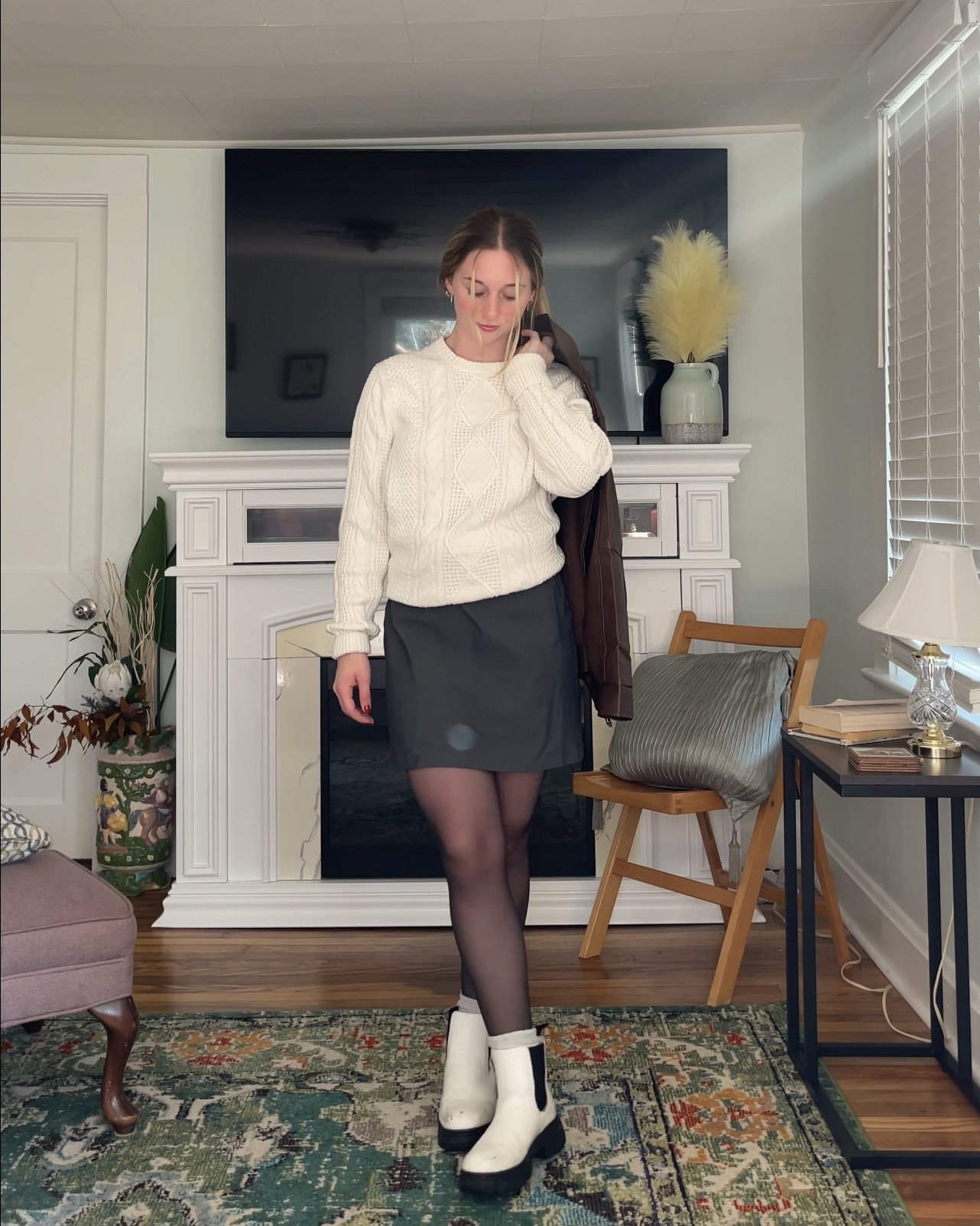 fall outfit for the office. linked a similar skirt! 

#LTKSeasonal #LTKStyleTip #LTKFindsUnder100