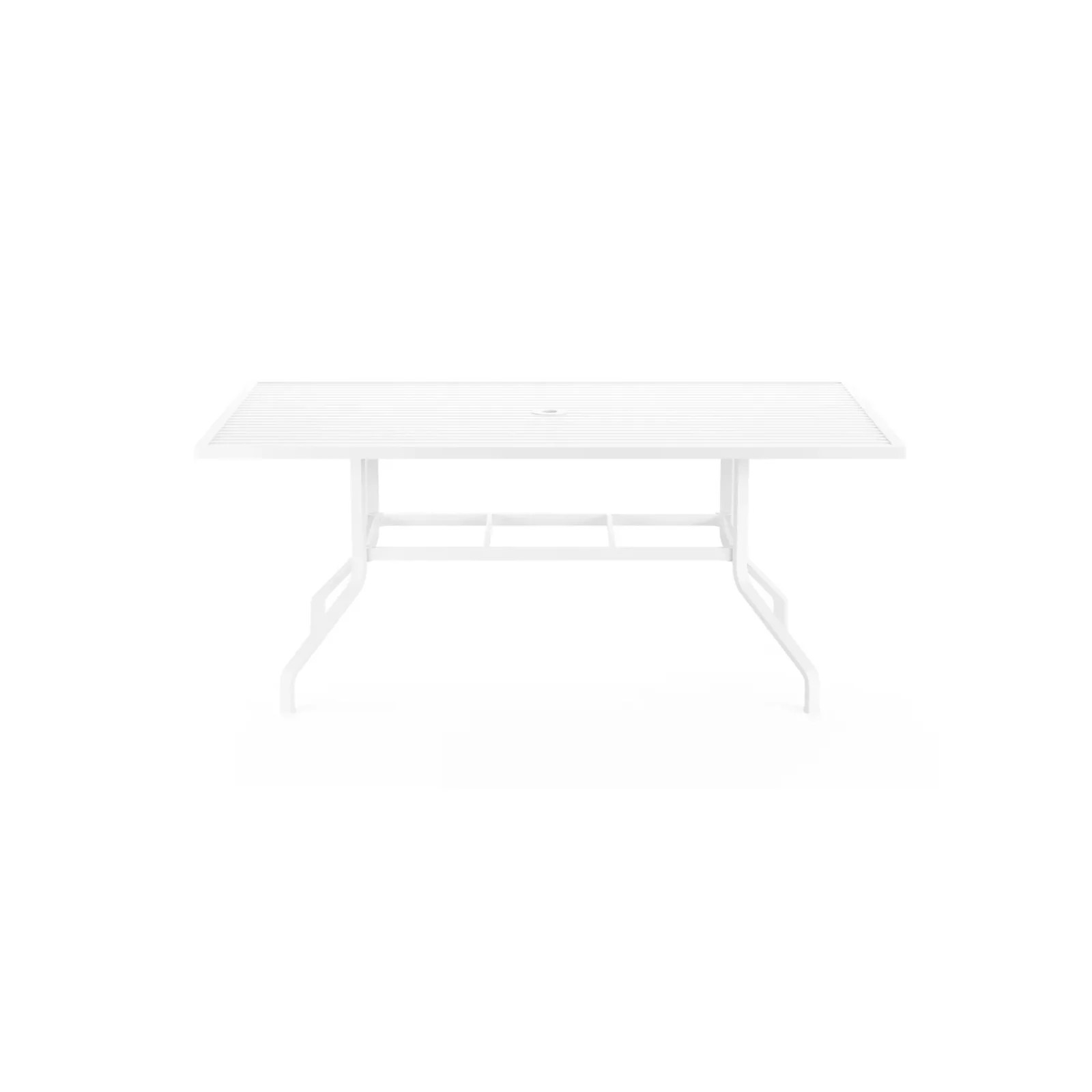 Rory Rectangle Dining Table in Satin White | Brooke and Lou