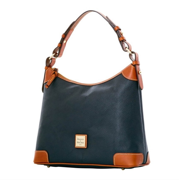 NWT Dooney Bourke Ocean Blue Florentine Soft Leather Hobo Bag! | Poshmark