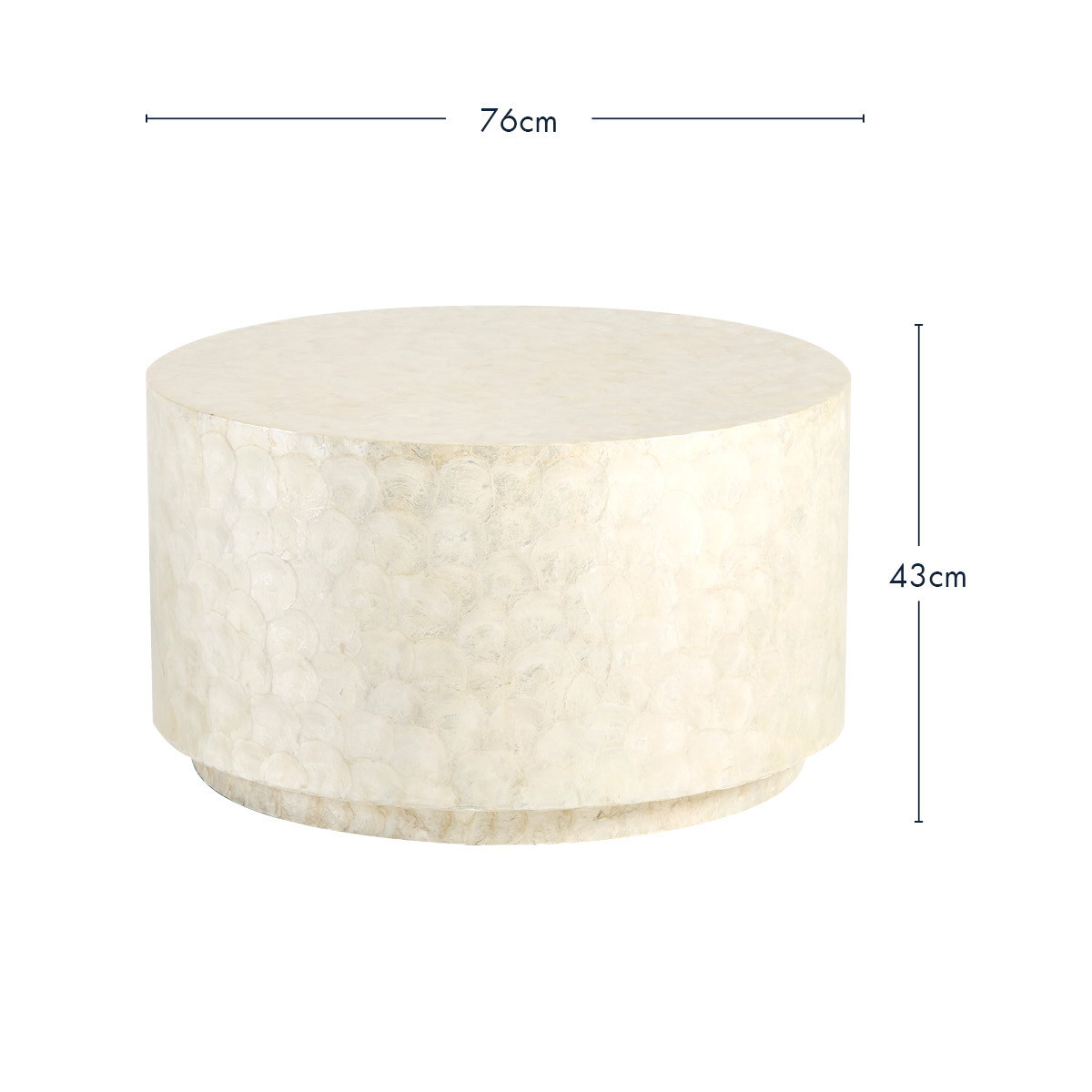 Callia Round Coffee Table [MUSLCALLC25] | Pillow Talk AU