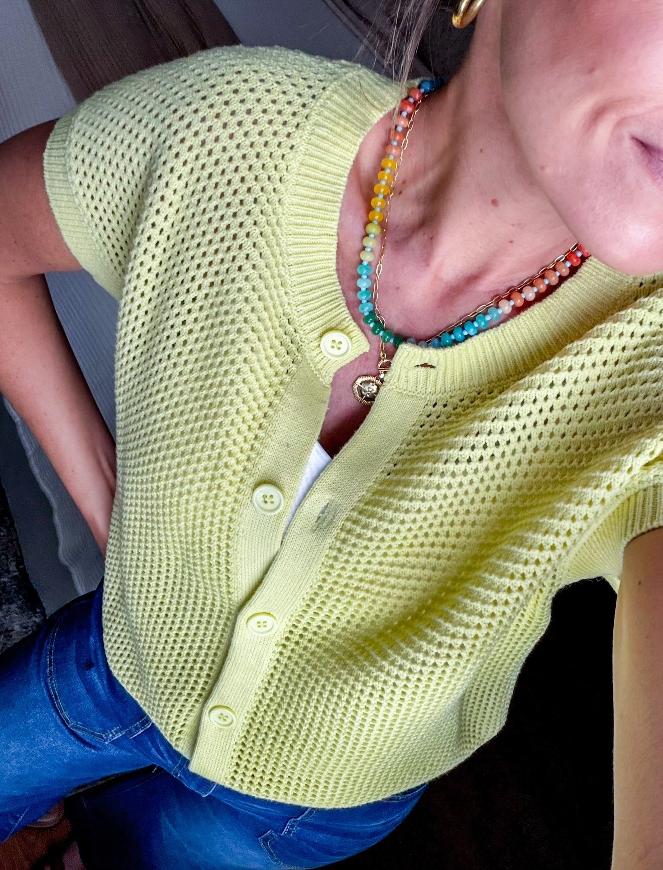 The prettiest yellow cardigan you ever did see  Spring outfit idea. 
Cardigan/ small
Jeans/ 8

#LTKSeasonal #LTKmomlife #LTKWorkwear