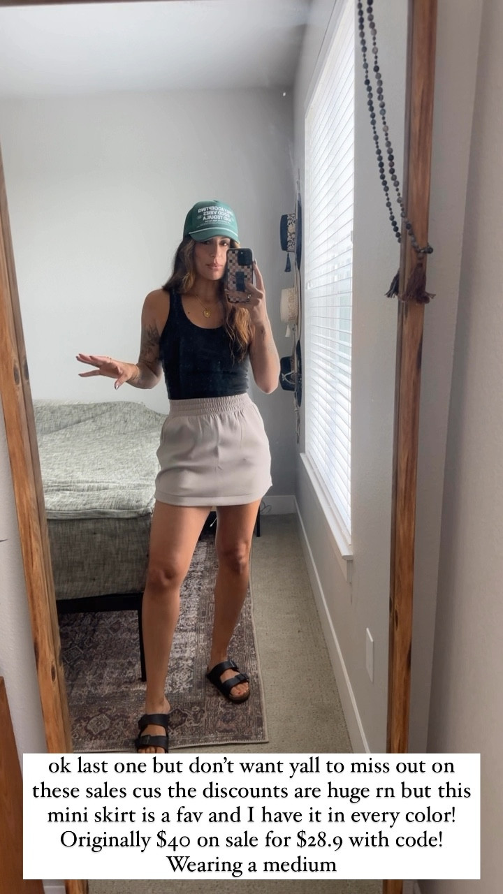 This mini skirt is everythingggg and on sale rn for $28.9 with code DRESSFEST 

#LTKfindsunder50 #LTKsalealert