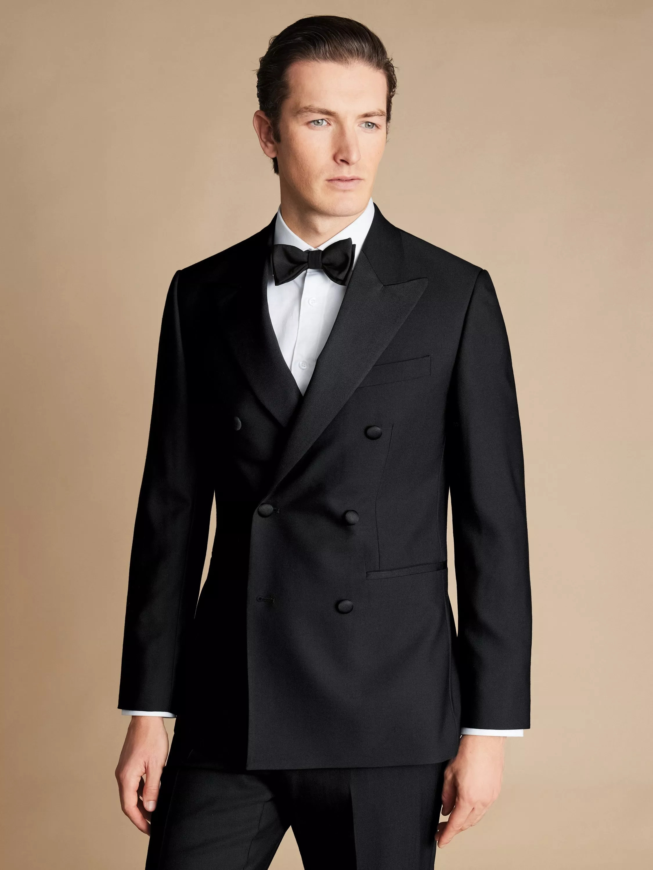 Charles Tyrwhitt Double Breasted Wool Dinner Jacket | John Lewis (UK)