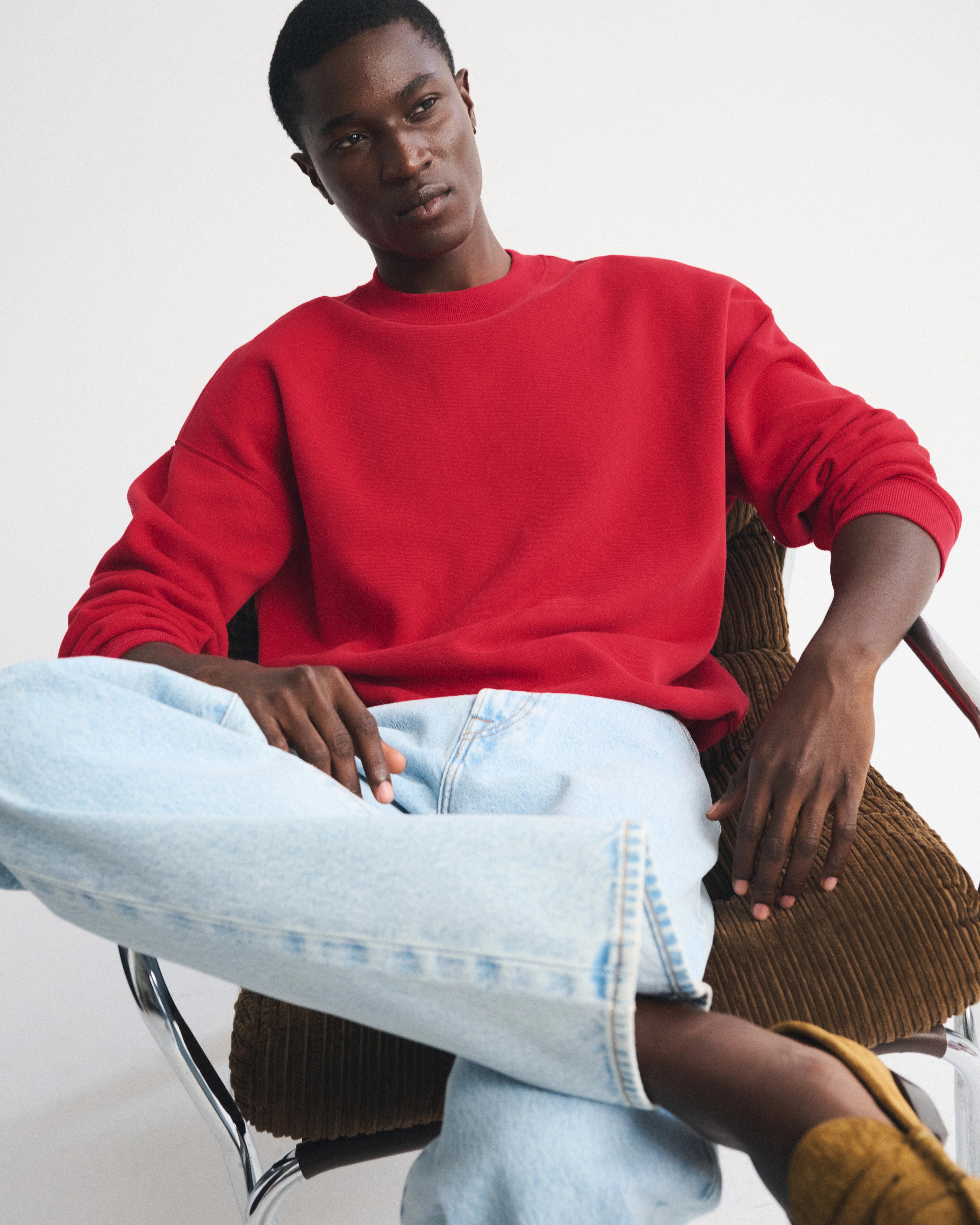 Essential Crew Sweatshirt | Abercrombie & Fitch (US)