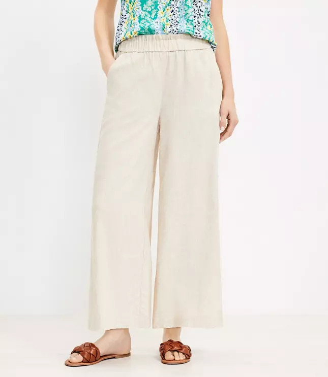 Pull On Wide Leg Pants | LOFT