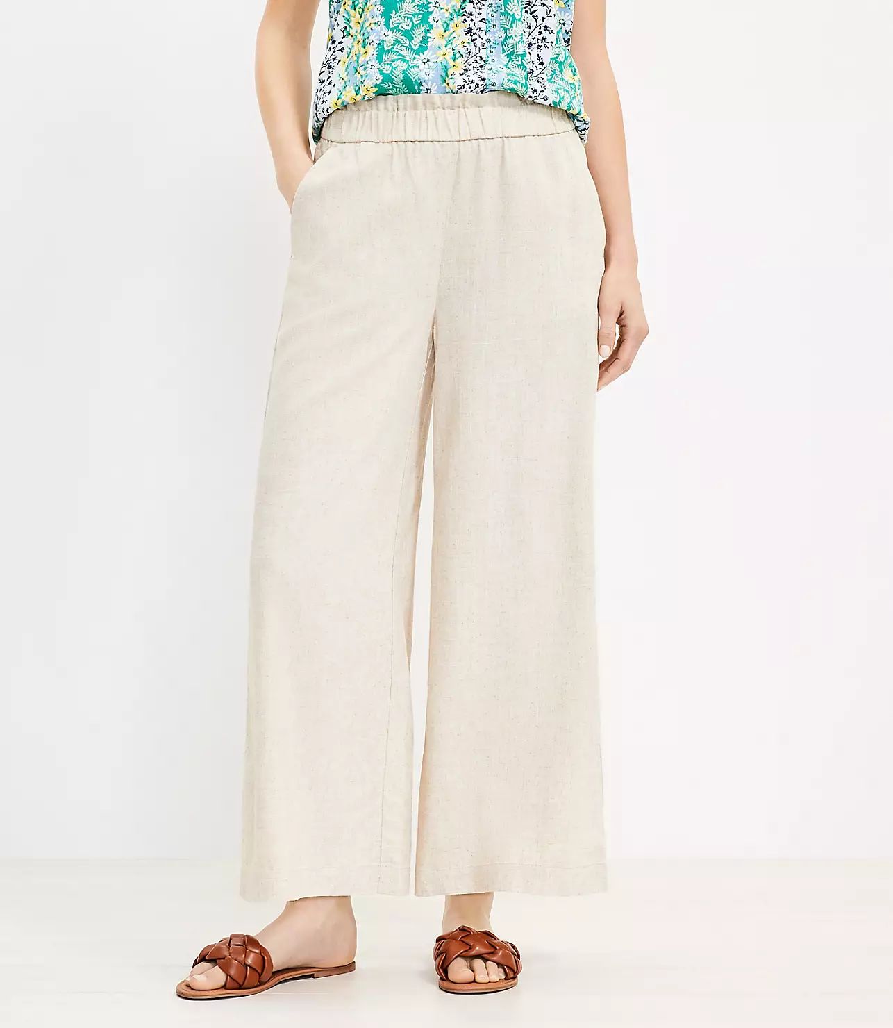 Pull On Wide Leg Pants | LOFT