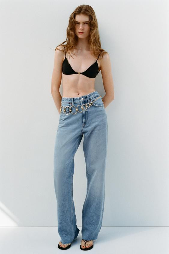 METAL CHAIN BELT | Zara US