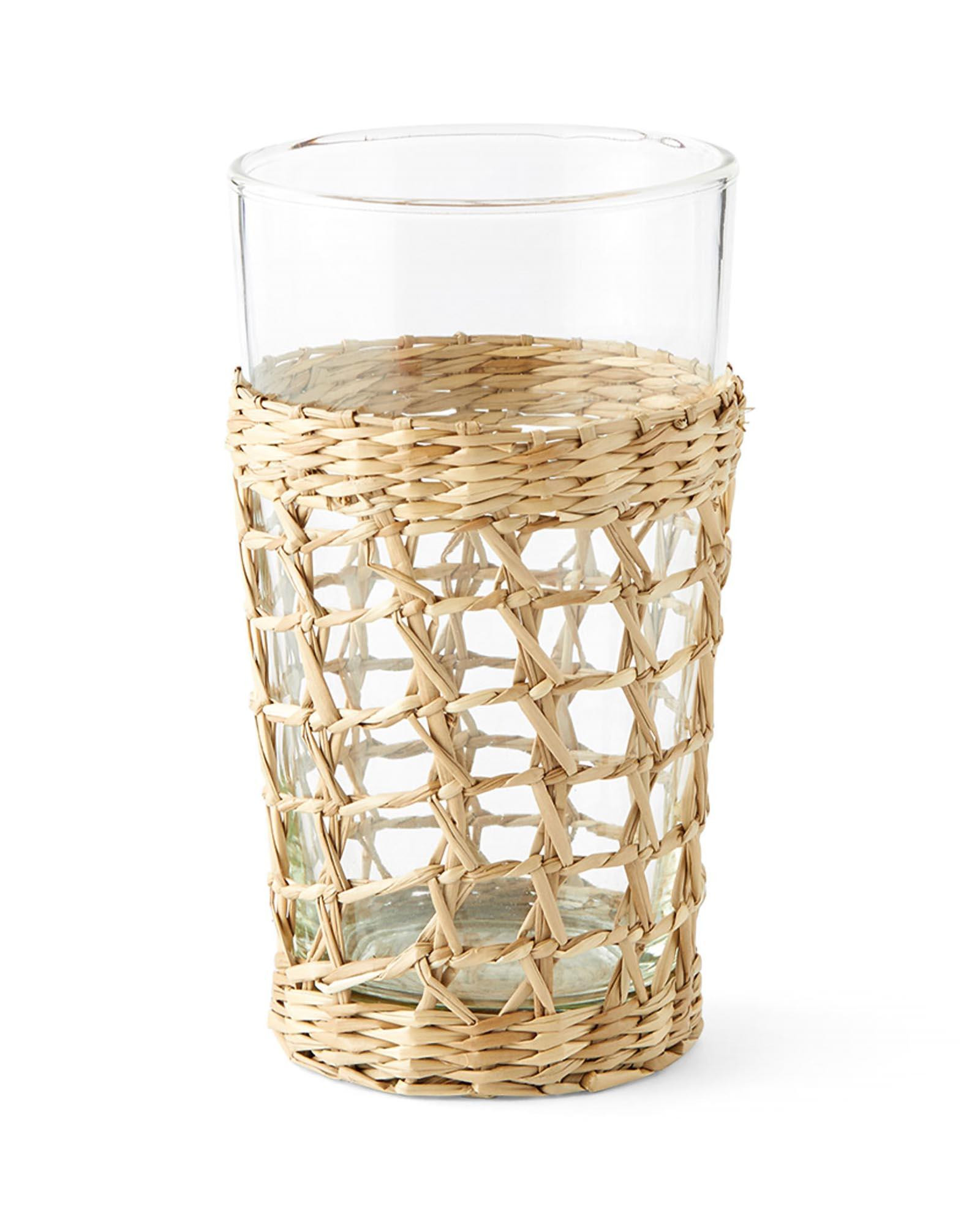 Cayman Seagrass Glasses (Set of 4) | Serena and Lily