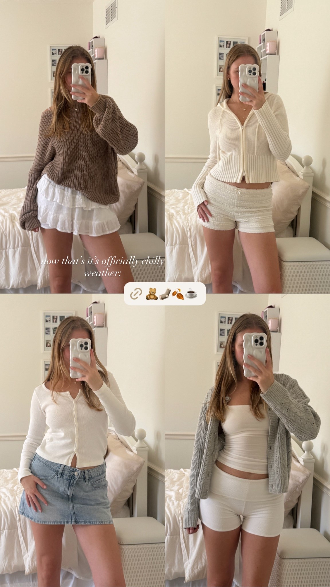 recent chilly outfits 🫶🏻

#cleangirl #aestheticoutfits #outfitinspo

#LTKStyleTip #LTKBeauty #LTKSeasonal