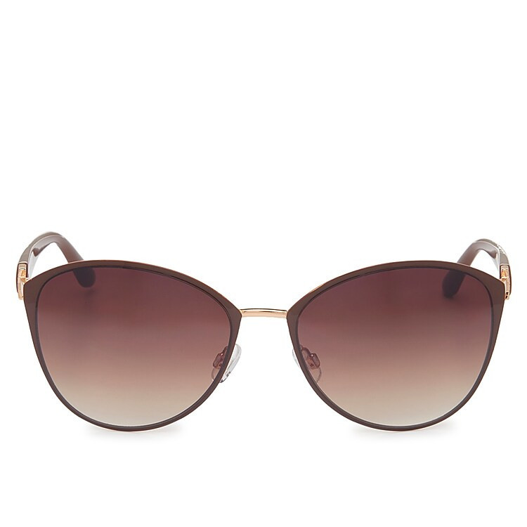 Jessica Simpson CatEye Sunglasses | Women's | Brown | Size One Size | Sunglasses | DSW