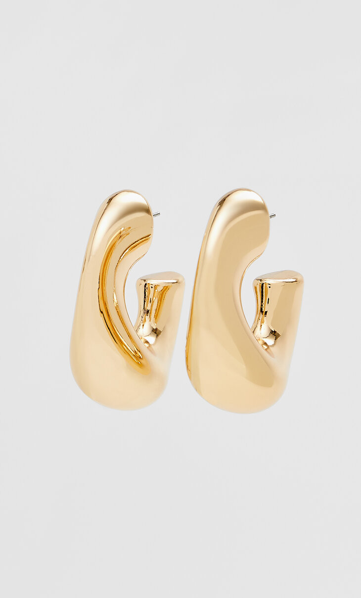 Large hoop earrings | Stradivarius (NL)