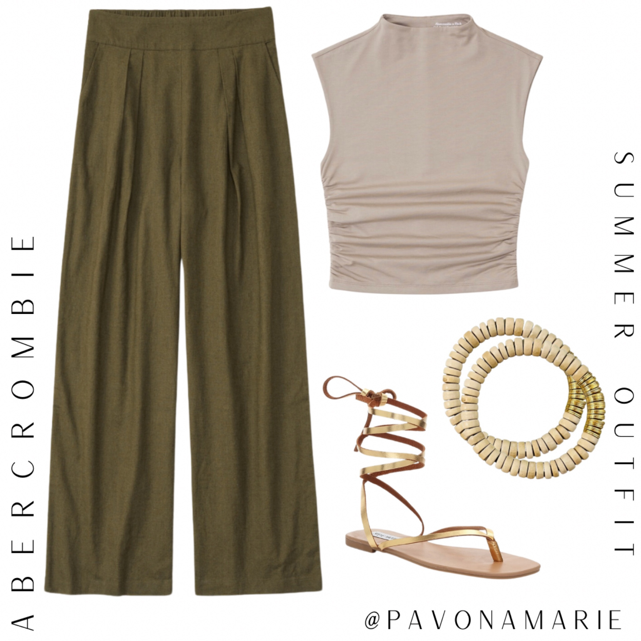 Abercrombie sale! Abercrombie finds. Summer outfit. Summer pants. Linen blend pants. Wide leg pants. Other colors available in both the pants and top. 

#LTKSeasonal #LTKsalealert #LTKstyletip