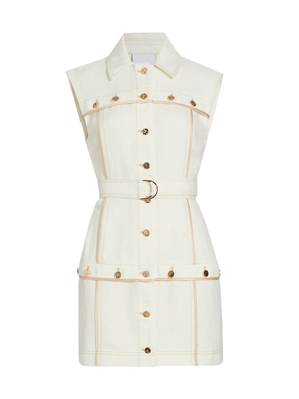 Acler Acler Belted Denim Minidress | Saks Fifth Avenue