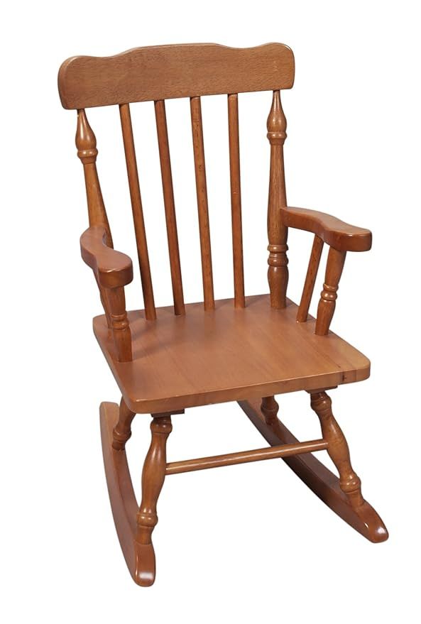 Gift Mark FBA_ Child's Colonial Rocking Chair, Honey | Amazon (US)