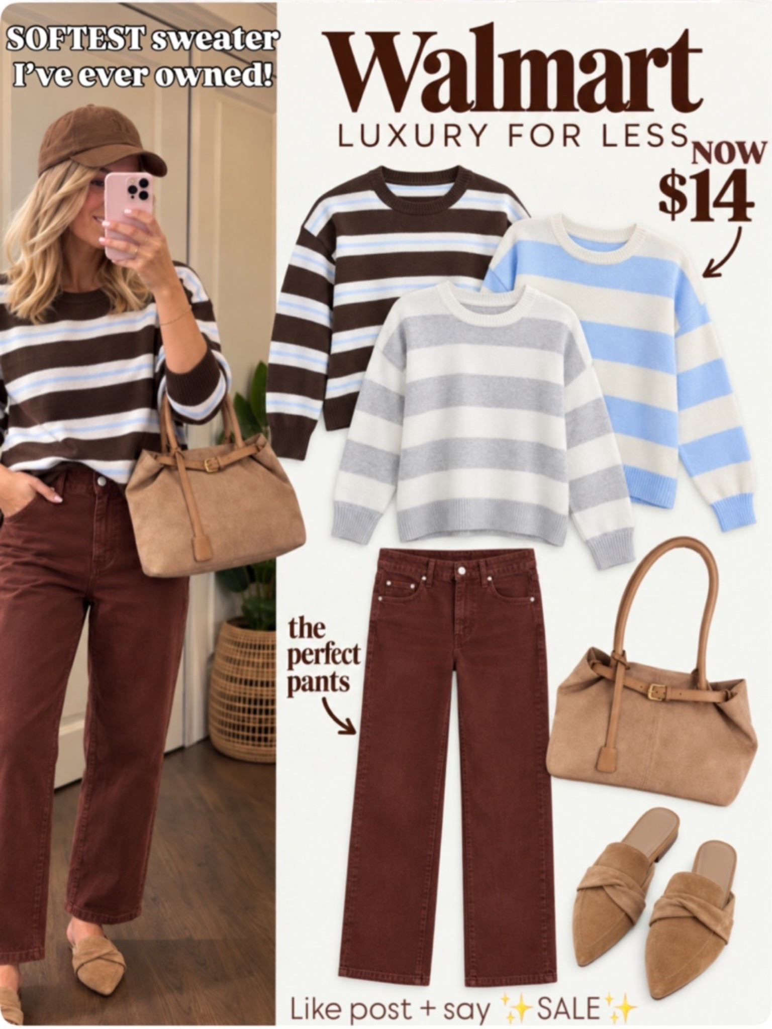 Walmart🚨✨ Walmart outfits You’ll giving Zara, Anthro + SPANX you’ll Actually Wear on Repeat! My fave jeans identical to Madewell Emmett Jean are $9 on SALE! 👖Plus $8 sweaters & dresses, $12 Fall shoes & new holiday dresses and rhinestone cardigans!
.
🛍️sizing 5’2” 135lbs. Small top medium bottom /dress
.
#walmartclearance #amazonfashionfinds #walmartfashion #walmartdeals #targetstyle 
Walmart sale, two piece sets, holiday outfit, plaid dress, rhinestone cardigan, stripe set, stripe set Walmart, two piece sets, prime day, Amazon prime day, fall outfit ideas, fall dress, fall shoes, boots, lululemon, real touch flowers, target teachers, summer dress , clearance, Walmart, resortwear, travel outfit, summer sale, Amazon and Target outfits for Women, discount codes, gifts for her, discount codes, sale,

#LTKSaleAlert #LTKPetite #LTKHome