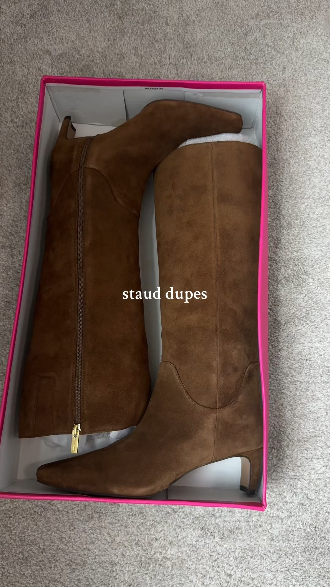 The best boots for fall! #dupe #lookforless #dsw #staud