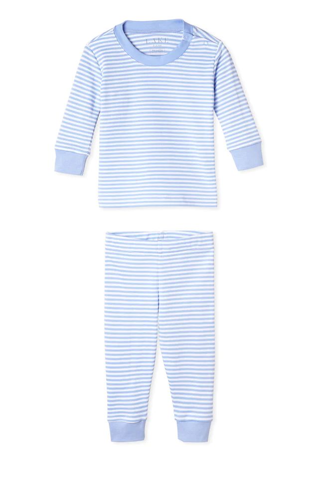 Baby Long-Long Set in Hydrangea | LAKE Pajamas