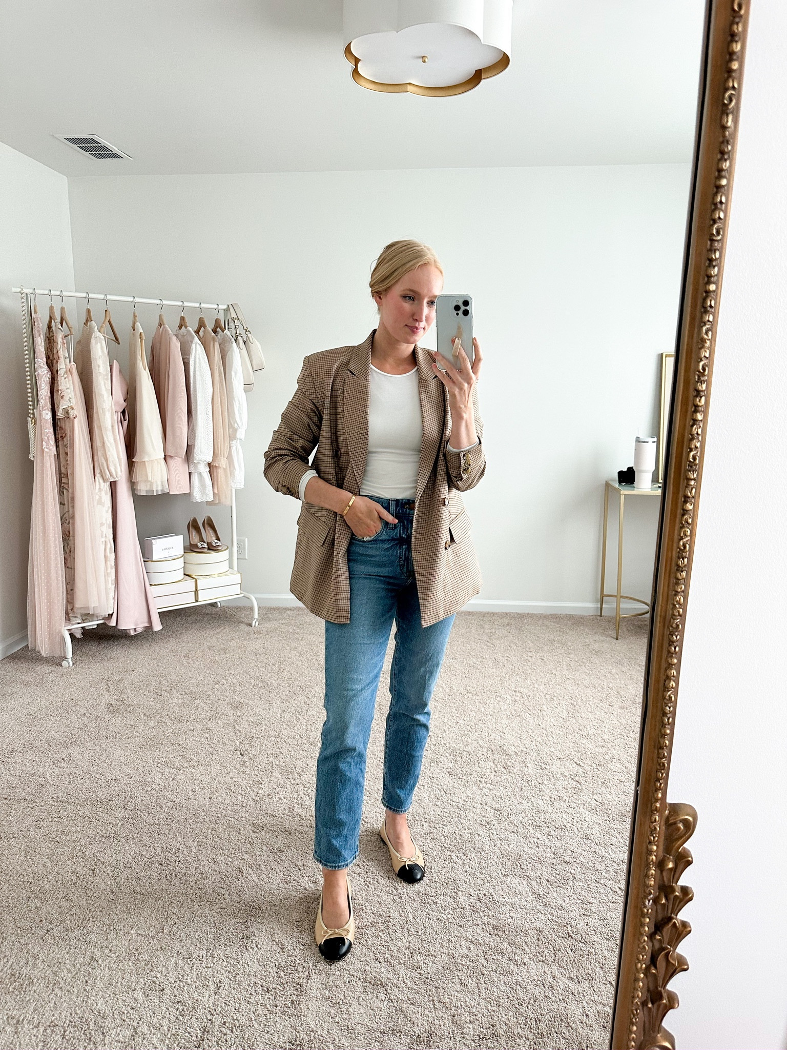 Newton Check Double Breasted Blazer curated on LTK