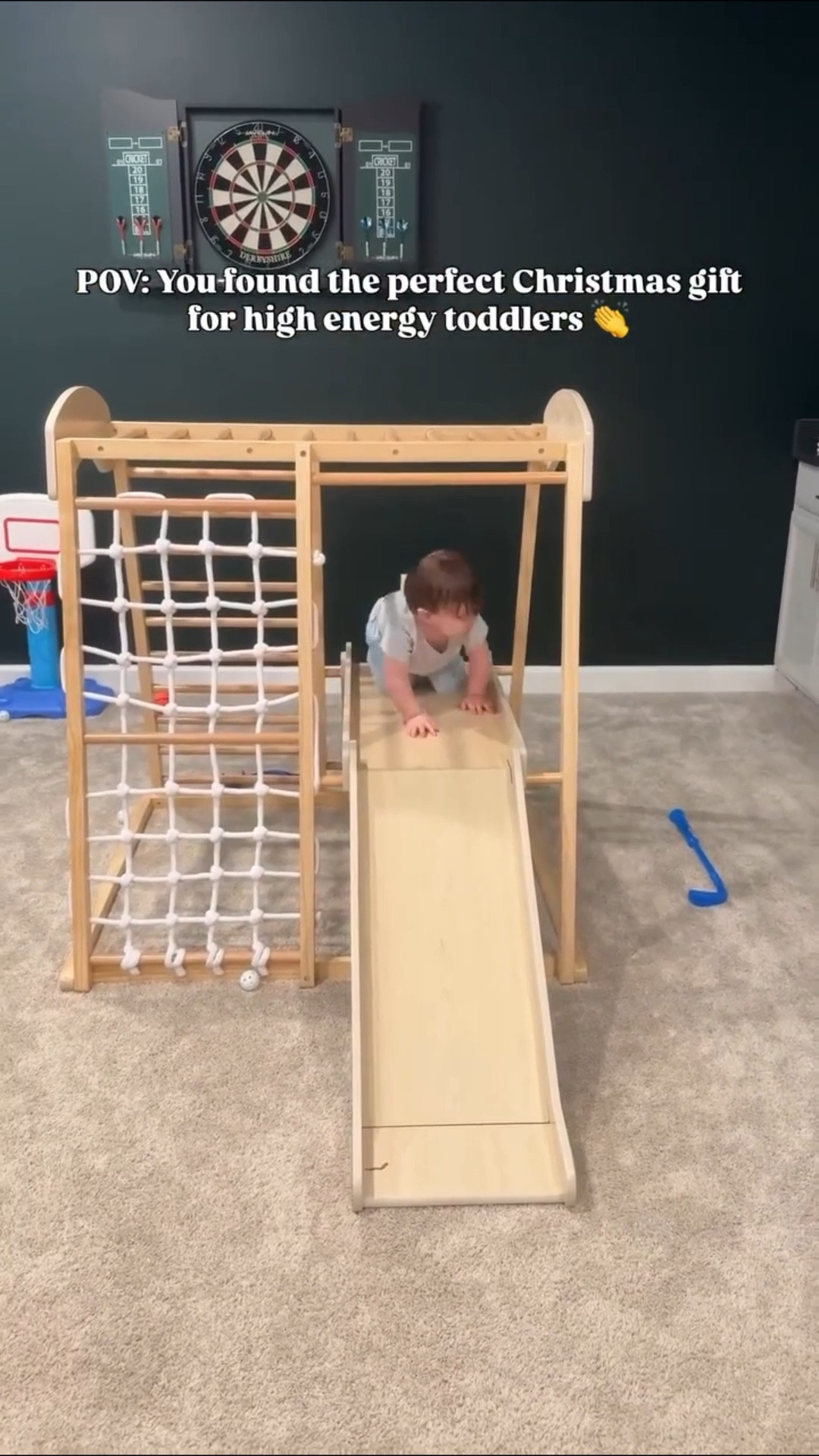 Toddler gift idea! 🎁 This jungle gym is our favorite thing 🙌 He plays on it every single day! So nice to have on cold, rainy days too. Comment “SHOP” below and I’ll send you the link! 

https://liketk.it/5yR4r

#toddlerfun #toddlerboy #toddlergifts #giftguide #giftideas #amazonhome #junglegym #17monthsold