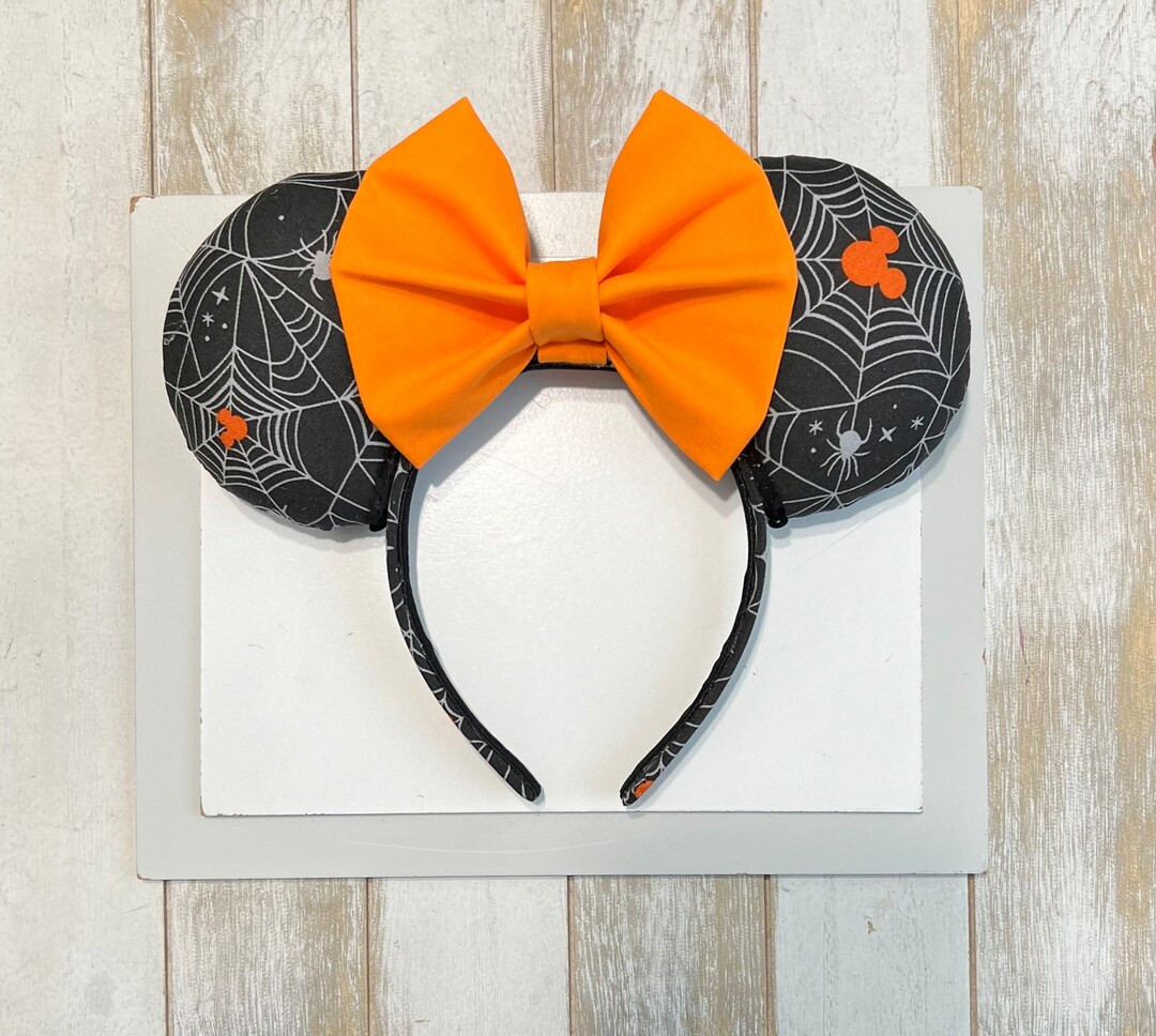Spiderweb Mickey Ears. Spiderweb Minnie Ears. Halloween Mickey Ears . Halloween Minnie Ears . MNS... | Etsy (US)