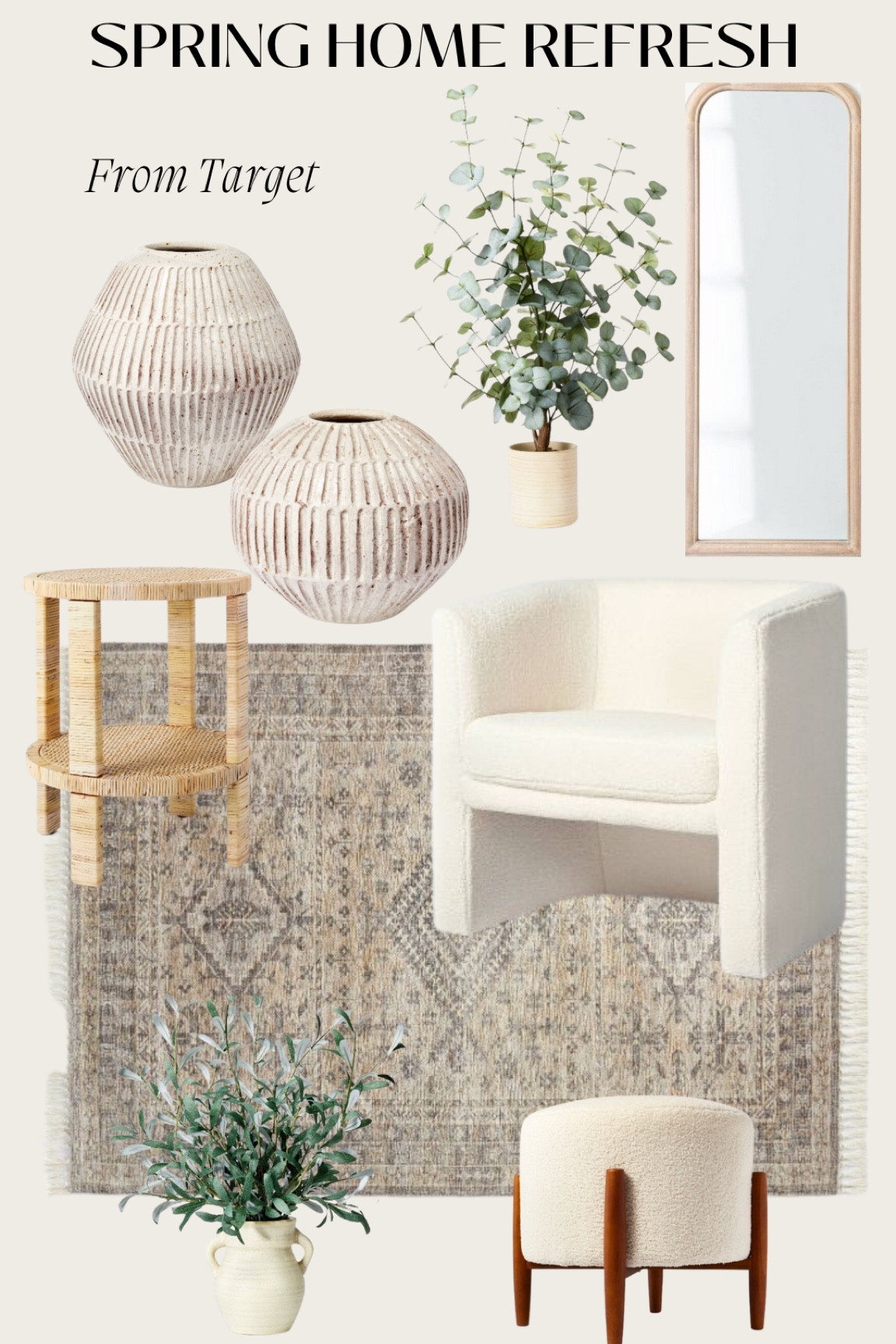 Target spring home refresh finds. Love all these neutral pieces that look much more expensive! 

#LTKunder100 #LTKunder50 #LTKhome