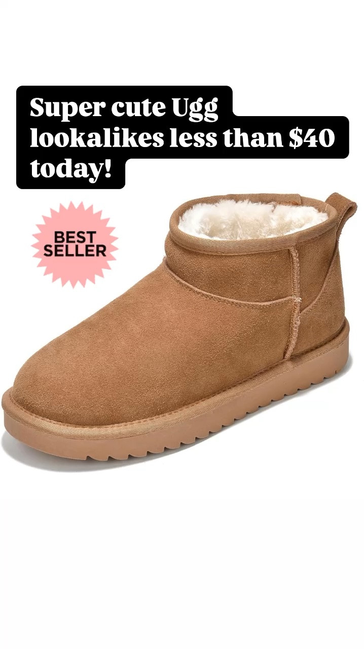 My go to for fall & winter is the mini Ugg. When it sells out this is a great alternative for less than $40!

#LTKSaleAlert #LTKShoeCrush