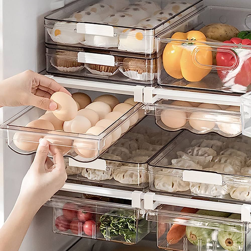 Refrigerator Organizer Bins - Kitchen Organization | Amazon (US)