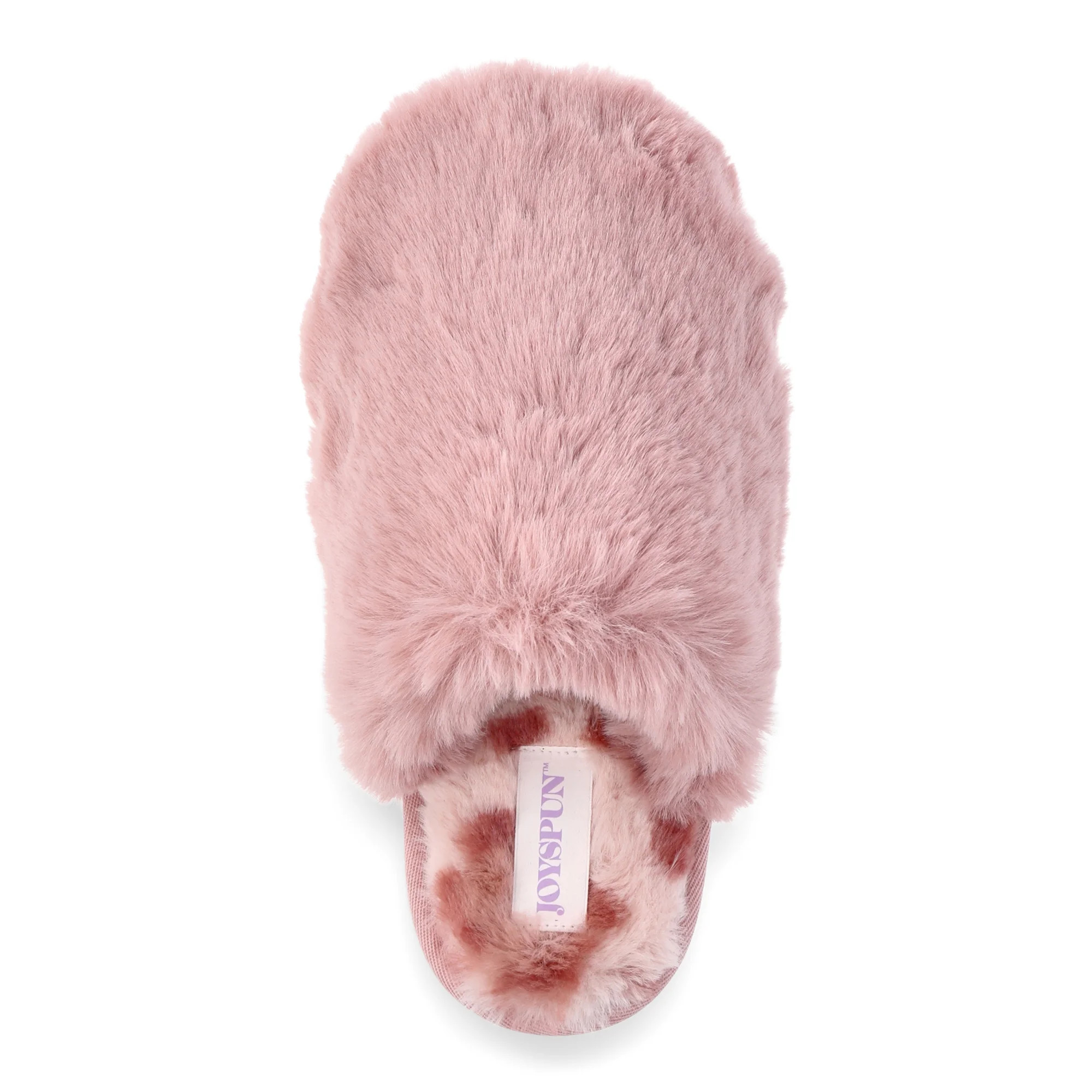 Joyspun Women's Plush Scuff Slippers | Walmart (US)
