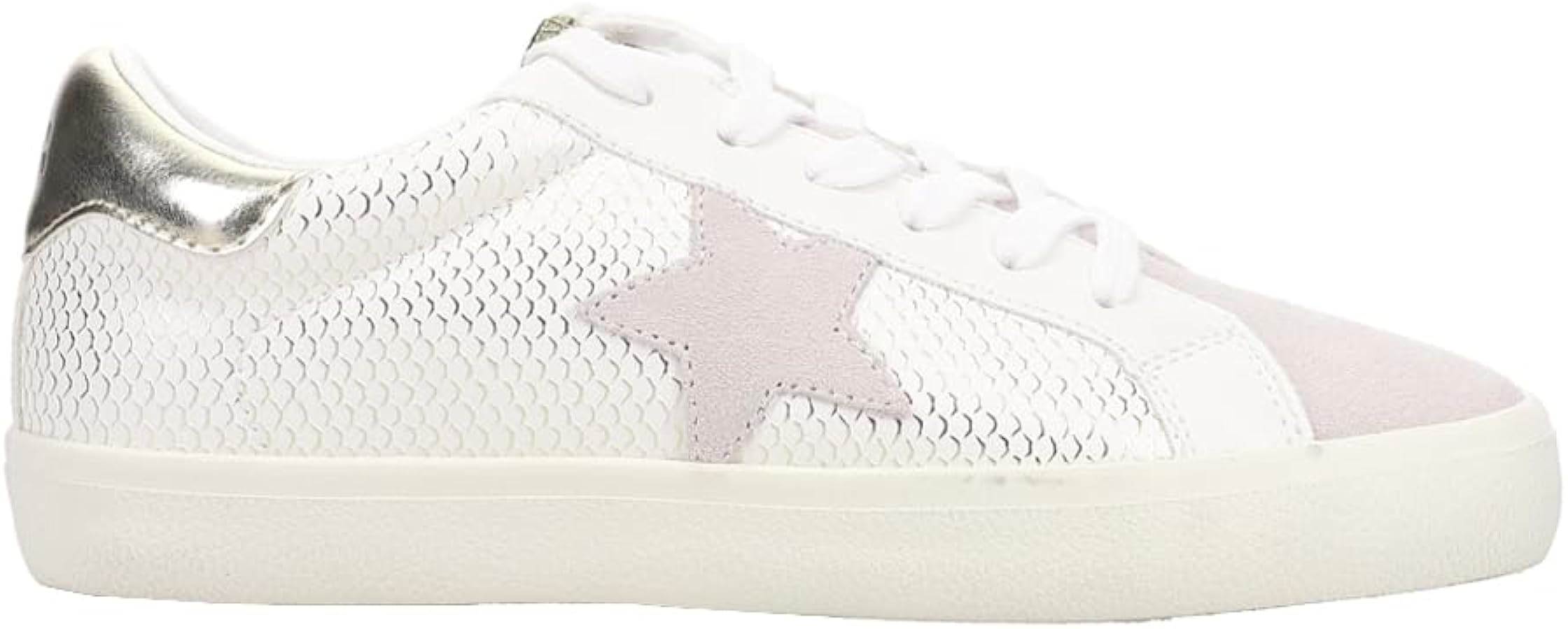 Vintage Havana Womens Kate Metallic Slip On Sneakers Shoes Casual - Gold, Grey, White | Amazon (US)