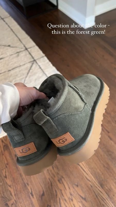 I grabbed these Uggs this fall and absolutely love them! The Forest Green color is perfect for the colder months. These would also be a perfect gift this holiday season! 

#LTKGiftGuide #LTKstyletip #LTKshoecrush