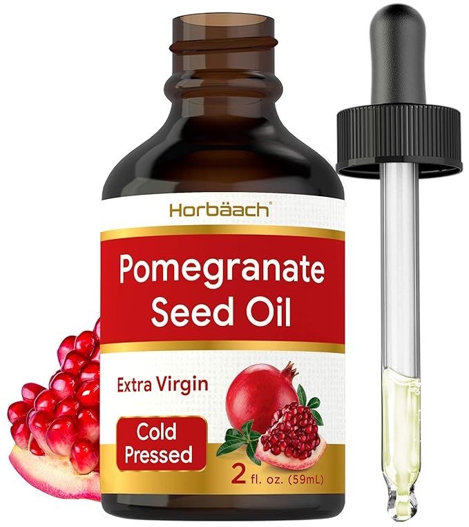 Pomegranate Seed Oil for Face & Hair | 2 oz | Cold Pressed | Unclogs Pores, Promotes Clear Skin, ... | Amazon (US)