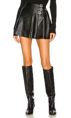 SUPERDOWN Jasmine Buckled Skirt in Black from Revolve.com | Revolve Clothing (Global)