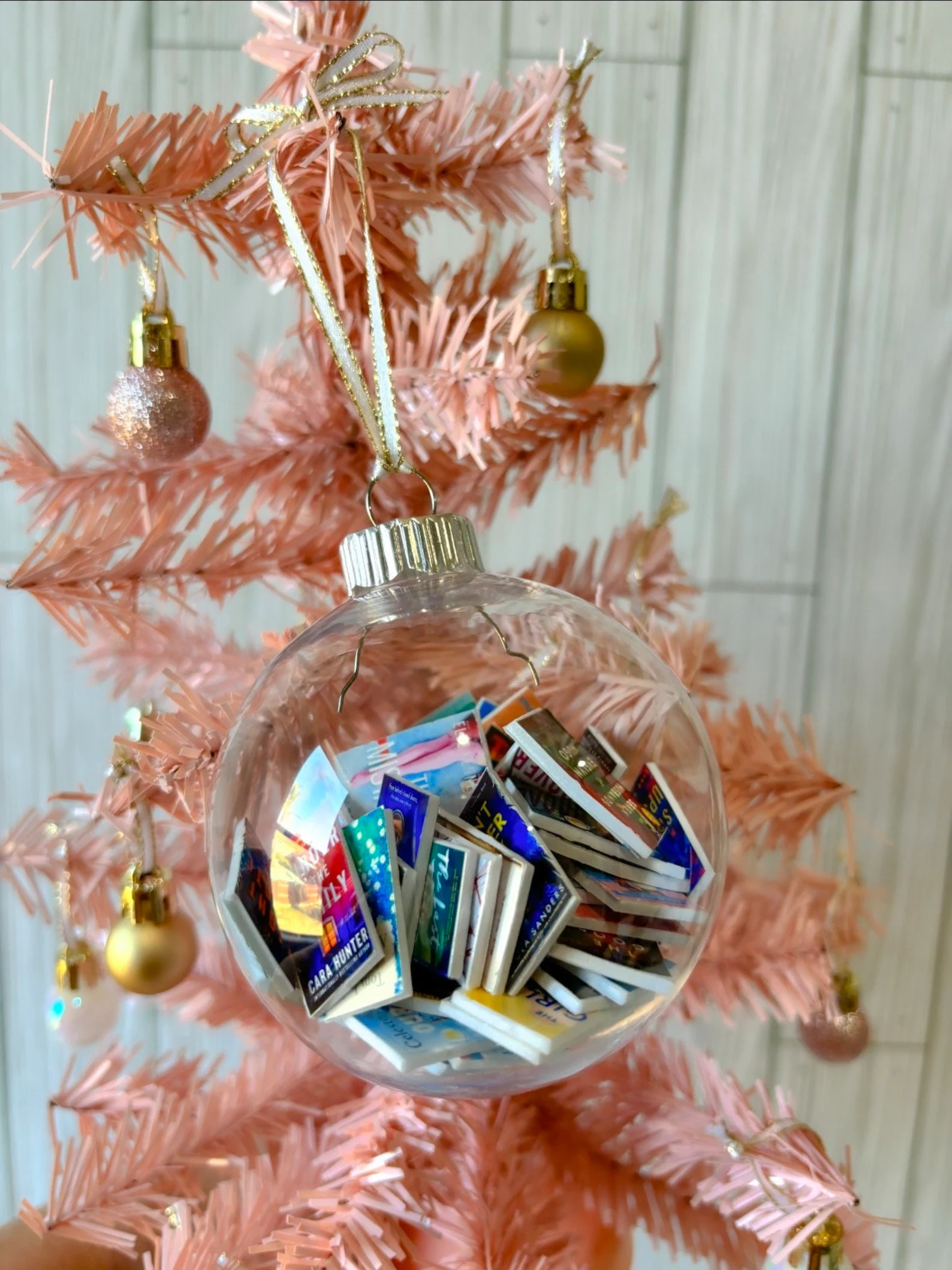 Mini Book Ornament, Custom Book Ornament, Christmas Ornament, Book Club Ornament, Mini Books, Boo... | Etsy (US)