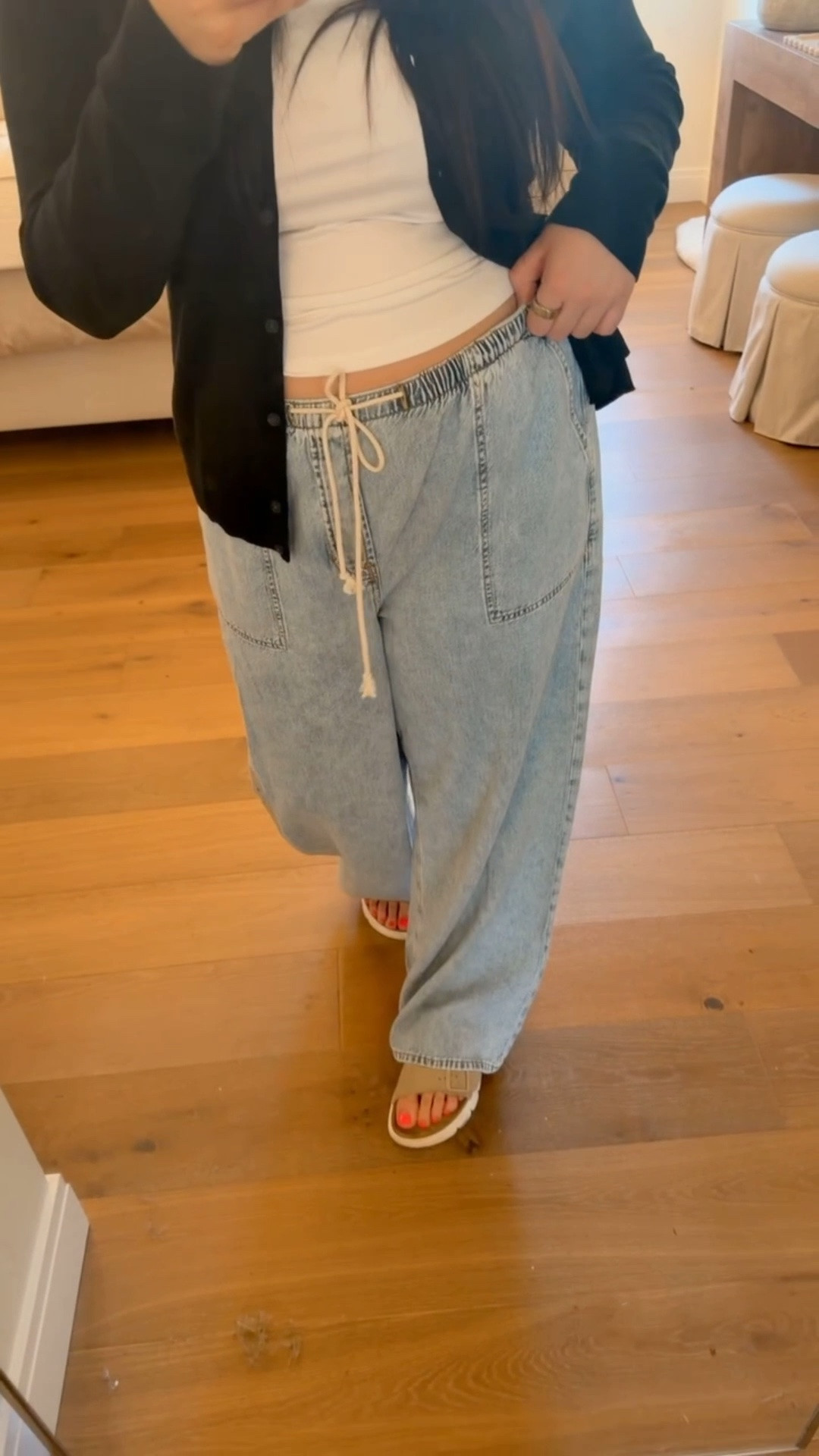 an elevated everyday outfit without the elevated price tag 🤍 linked everything before it sells out ✨ 

this gap sale is insane, up to 50% off everything. 

these pants are my new personality!!

#gapfactory #gap #gapoutfit #gapsale

#LTKootd #LTKgrwm
