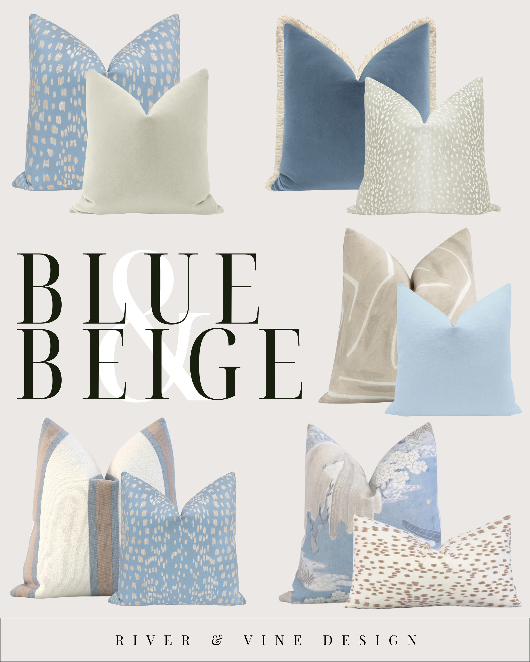 A soft blue and neutral color palette for calming interiors. This moodboard blends light oak, soft fabrics, and subtle blue tones — a refreshing take on coastal-inspired design. 

 

#LTKHome